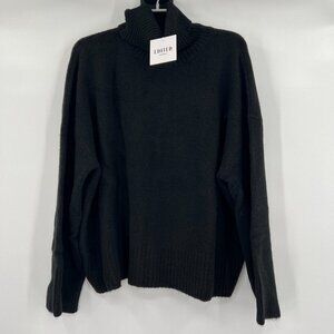 Edited Women's Winnie Jumper Black Turtleneck Sweater Wool Long Sleeves sz 40/L